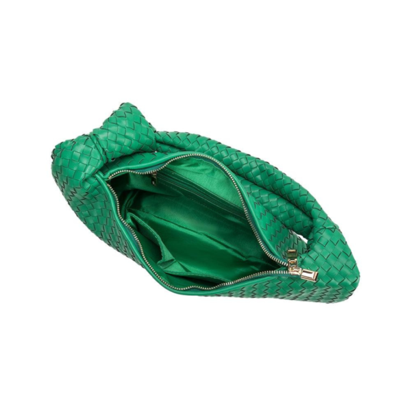 Emerald Woven Shoulder Bag 2