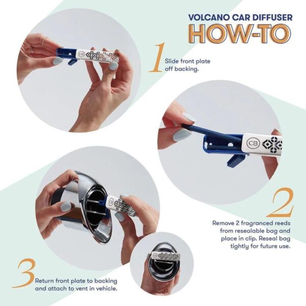 Volcano Car Diffuser + Refill How To