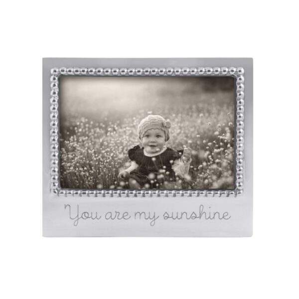 Mariposa You Are My Sunshine 4x6 Beaded Frame